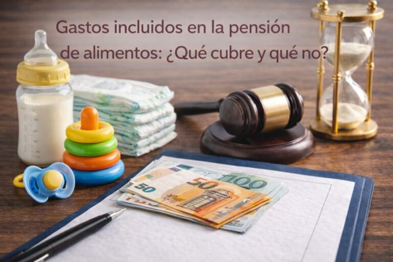 gastos incluidos en la pension de alimentos