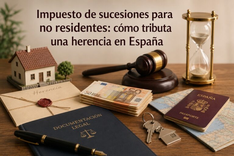 Impuesto de sucesiones para no residentes
